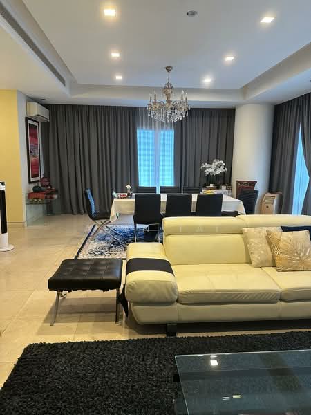 Service Residence for Sale at Pavilion Residences - Aden Tai - Living Room - PropertyGuru.com.my