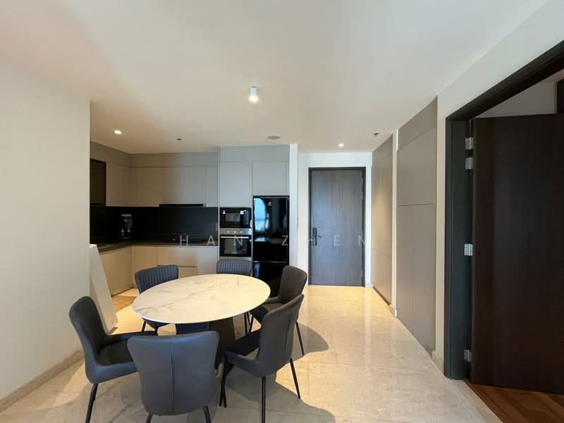 Servis Apartment untuk Disewa di Marriott Residence @ Gurney - Han Zhen - Kitchen - PropertyGuru.com.my