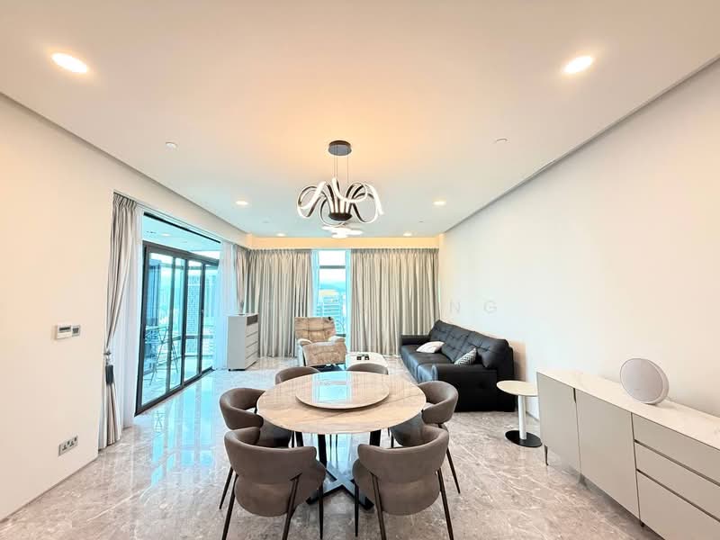 Service Residence for Rent at Four Seasons Place - Jeffrey Ng - Living Room - PropertyGuru.com.my