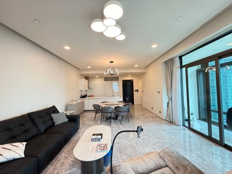 Service Residence for Rent at Four Seasons Place - Jeffrey Ng - Living Room - PropertyGuru.com.my