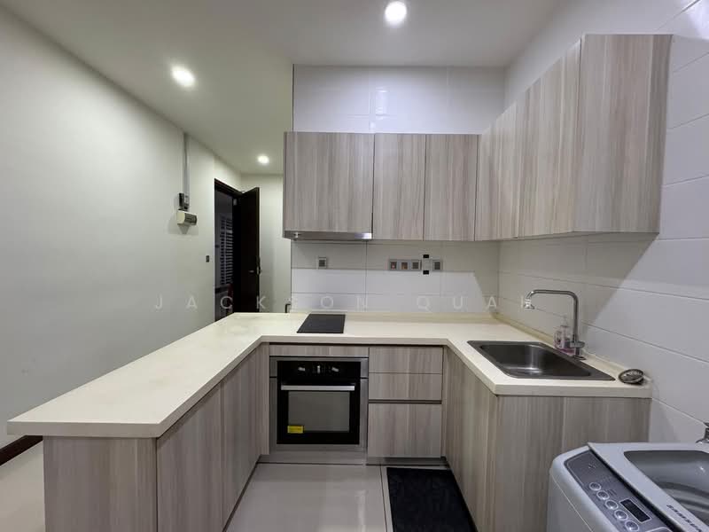 Service Residence for Rent at Paragon Suites @ CIQ - Jackson Quah - Kitchen - PropertyGuru.com.my