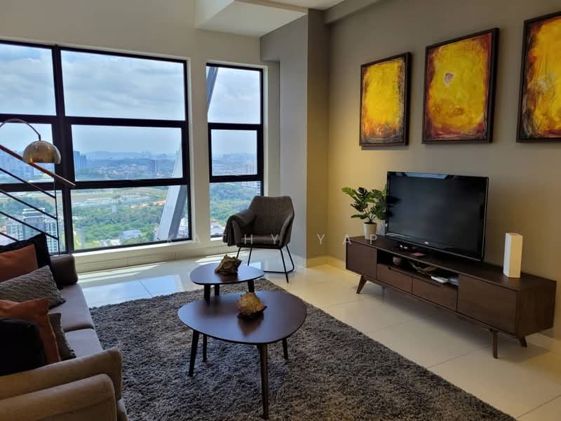 Servis Apartment untuk Disewa di Arte Mont Kiara - Kathy Yap - Living Room - PropertyGuru.com.my