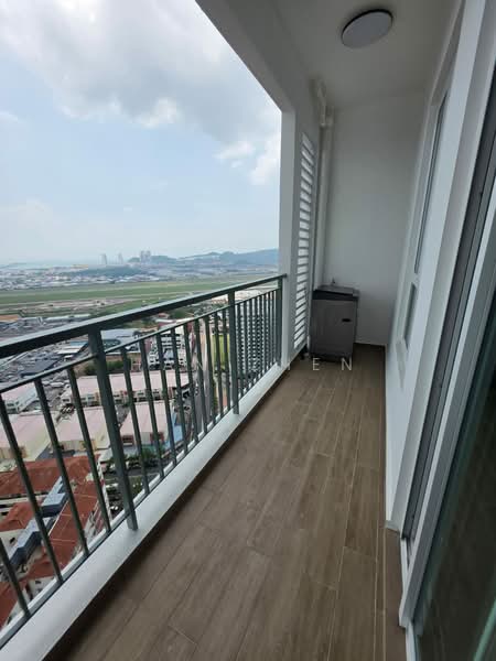 Kondominium untuk Disewa di Lucerne Residences - Han Zhen - Balcony - PropertyGuru.com.my