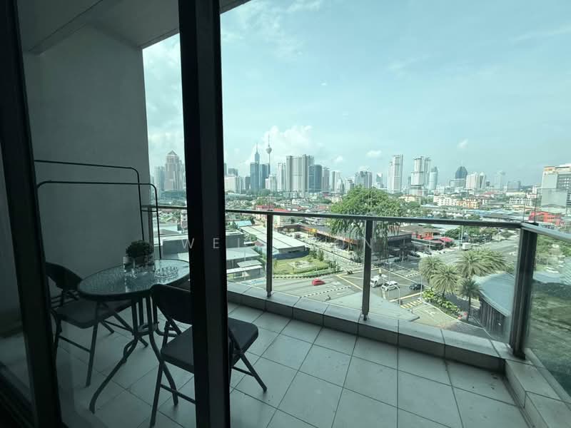 Service Residence for Rent at Setia SKY Residences - Weis Oon - Balcony - PropertyGuru.com.my