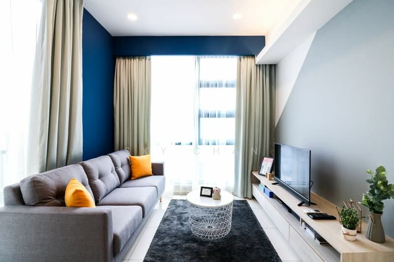 Kondominium untuk Disewa di The Robertson - Sky Chan - Living Room - PropertyGuru.com.my