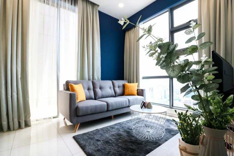 Kondominium untuk Disewa di The Robertson - Sky Chan - Living Room - PropertyGuru.com.my