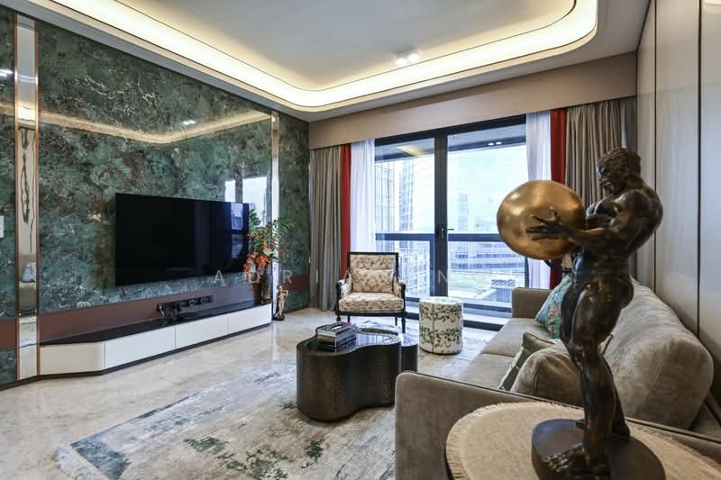 Service Residence for Sale at TRX Residences - Adrian Ng - Living Room - PropertyGuru.com.my