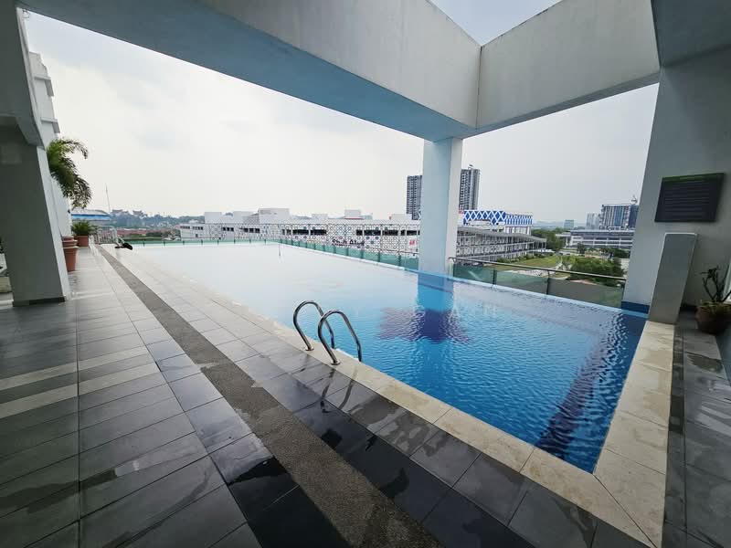 Servis Apartment untuk Disewa di Menara U2 - Anddy Gan - Pool - PropertyGuru.com.my