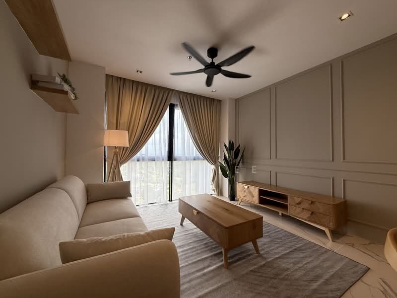 Service Residence for Sale at Lumi Tropicana Serviced Residence - Josh Lee - Living Room - PropertyGuru.com.my
