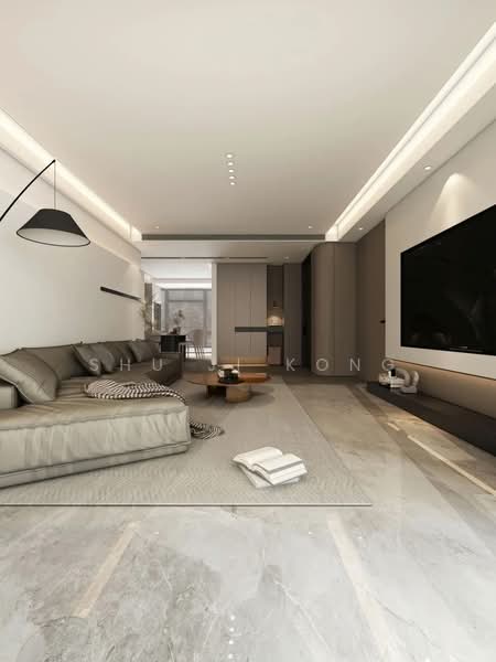 Servis Apartment untuk Dijual di KL48 - Shu Ji Kong - Living Room - PropertyGuru.com.my