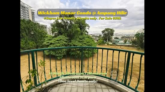 Condominium for Sale at Wickham Manor - Wincent Chuah - PropertyGuru.com.my