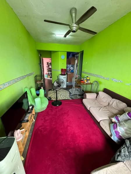 Apartment for Sale at Pangsapuri Indah Taman Air Tawar Indah B - Ila Fazilah - Living Room - PropertyGuru.com.my