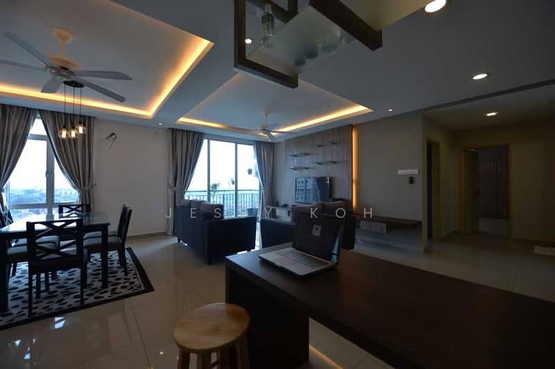 Servis Apartment untuk Disewa di D'Ambience Residences (Pangsapuri Ikatan Flora) - Jessy Koh - Living Room - PropertyGuru.com.my