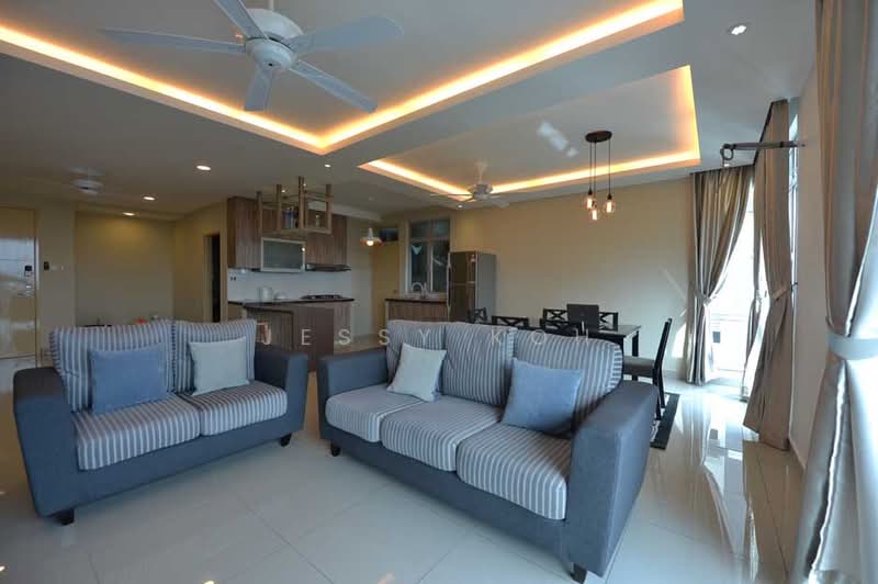 Servis Apartment untuk Disewa di D'Ambience Residences (Pangsapuri Ikatan Flora) - Jessy Koh - Living Room - PropertyGuru.com.my