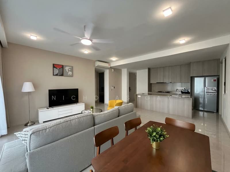 Condominium for Rent at Park Place - Nicholas Gay - Living Room - PropertyGuru.com.my