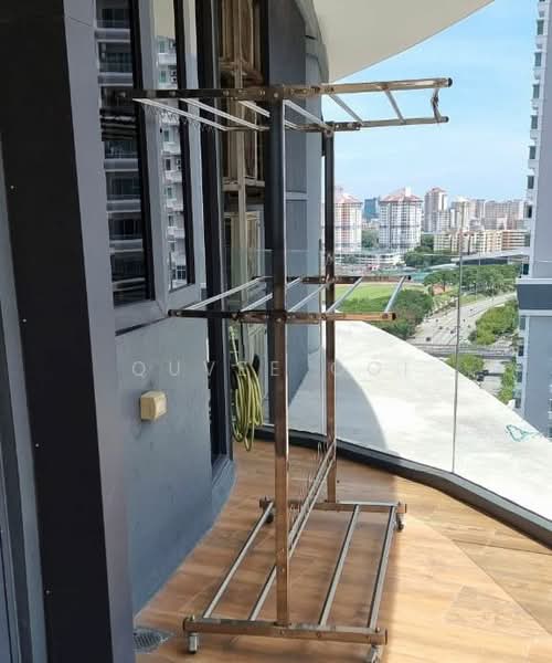 Servis Apartment untuk Disewa di Arte S - Quvee Ooi - Balcony - PropertyGuru.com.my