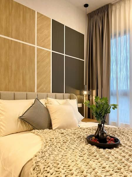 Service Residence for Rent at Sunway Belfield - Kim Ling - Master Bedroom - PropertyGuru.com.my