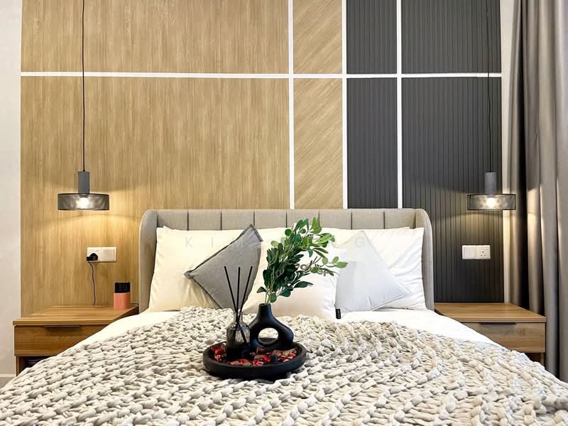 Service Residence for Rent at Sunway Belfield - Kim Ling - Master Bedroom - PropertyGuru.com.my