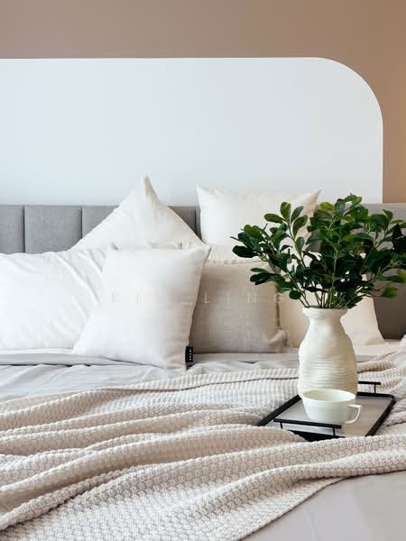 Service Residence for Rent at Sunway Belfield - Kim Ling - Master Bedroom - PropertyGuru.com.my