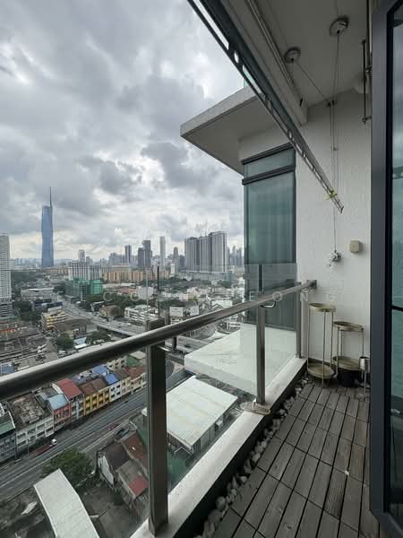 Service Residence for Rent at One Residence - Elcoln Leong - Balcony - PropertyGuru.com.my
