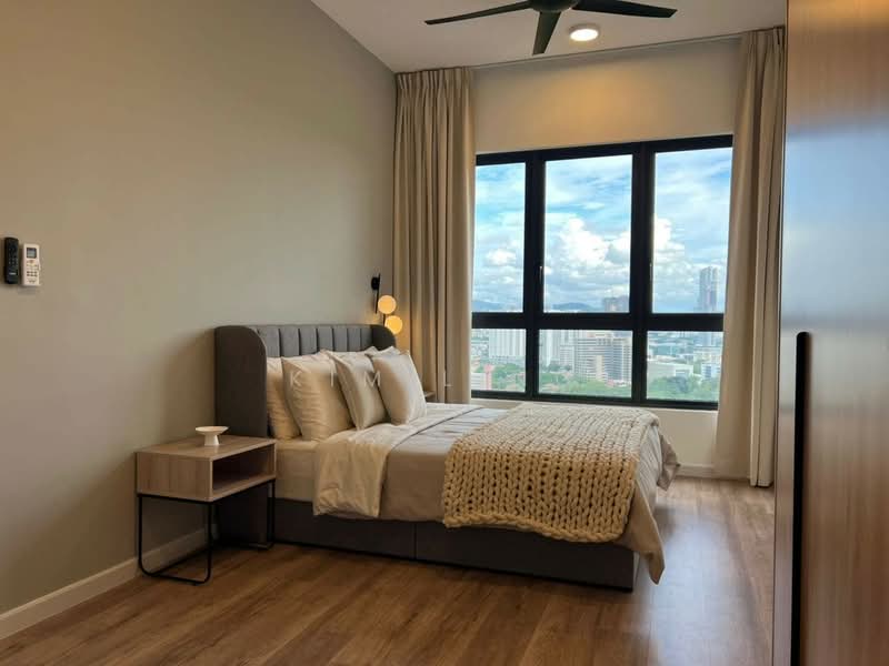 Service Residence for Rent at Sunway Belfield - Kim Ling - Master Bedroom - PropertyGuru.com.my