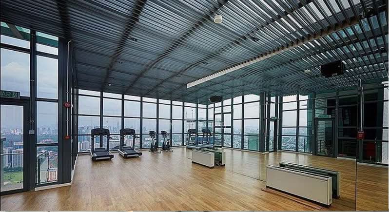 Service Residence for Sale at Vogue Suites One - Lynn SL - Level 53 Gym overlooking KL Tower - PropertyGuru.com.my