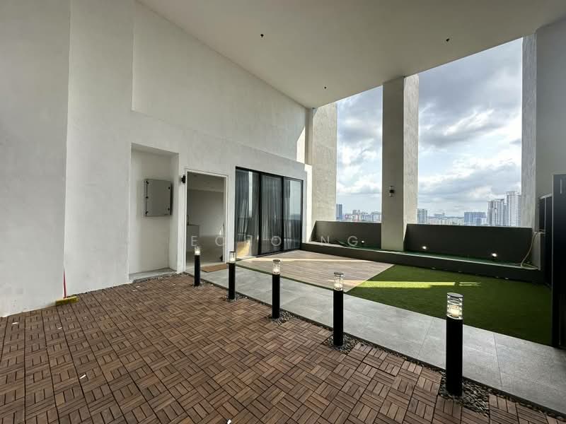 Service Residence for Sale at Lumi Tropicana Serviced Residence - Echo Ng - Balcony - PropertyGuru.com.my