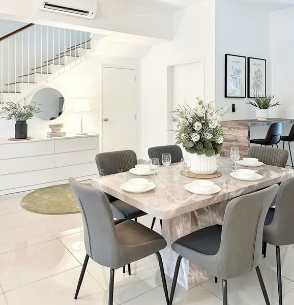 Rumah Teres 2 Tingkat untuk Disewa di Bandar Gamuda Cove (Dengkil) - SY Lee - Dining Room - PropertyGuru.com.my