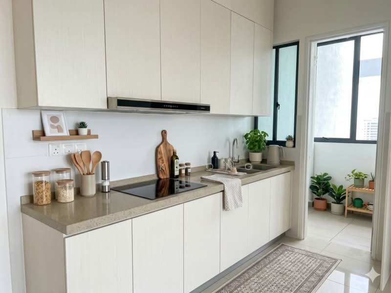 Service Residence for Sale at The M @ Medini Macrolink - Kiki Ong - Kitchen - PropertyGuru.com.my