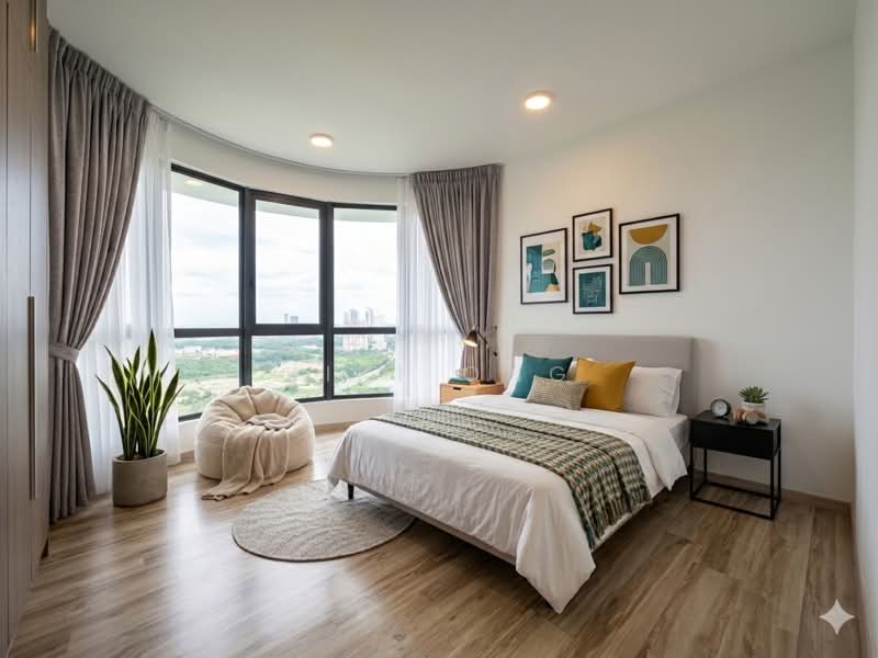 Service Residence for Sale at The M @ Medini Macrolink - Kiki Ong - Bedroom - PropertyGuru.com.my