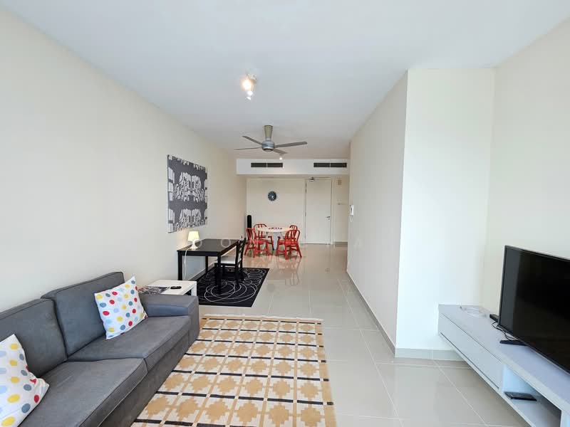 Servis Apartment untuk Dijual di Solaris Dutamas - Moon Chan - Living Room - PropertyGuru.com.my