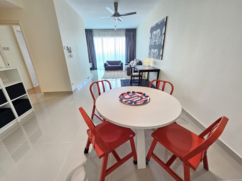 Servis Apartment untuk Dijual di Solaris Dutamas - Moon Chan - Living Room - PropertyGuru.com.my