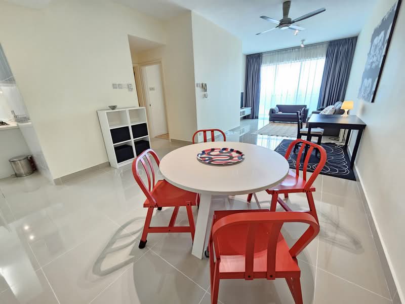 Servis Apartment untuk Dijual di Solaris Dutamas - Moon Chan - Living Room - PropertyGuru.com.my