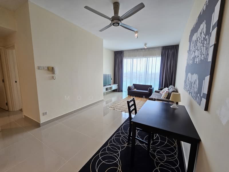 Servis Apartment untuk Dijual di Solaris Dutamas - Moon Chan - Living Room - PropertyGuru.com.my