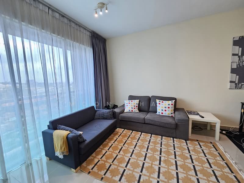Servis Apartment untuk Dijual di Solaris Dutamas - Moon Chan - Living Room - PropertyGuru.com.my