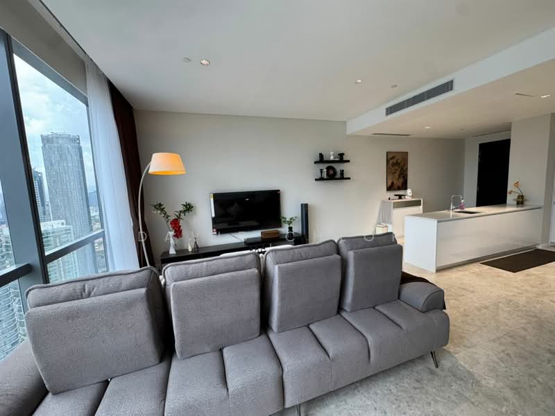 Servis Apartment untuk Disewa di Menara Oxley - David Cheok - Living Room - PropertyGuru.com.my