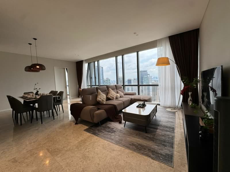 Servis Apartment untuk Disewa di Menara Oxley - David Cheok - Living Room - PropertyGuru.com.my