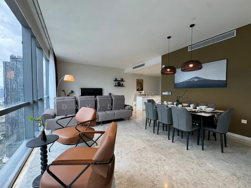 Servis Apartment untuk Disewa di Menara Oxley - David Cheok - Living Room - PropertyGuru.com.my