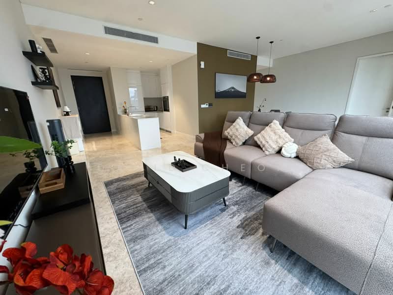 Servis Apartment untuk Disewa di Menara Oxley - David Cheok - Living Room - PropertyGuru.com.my
