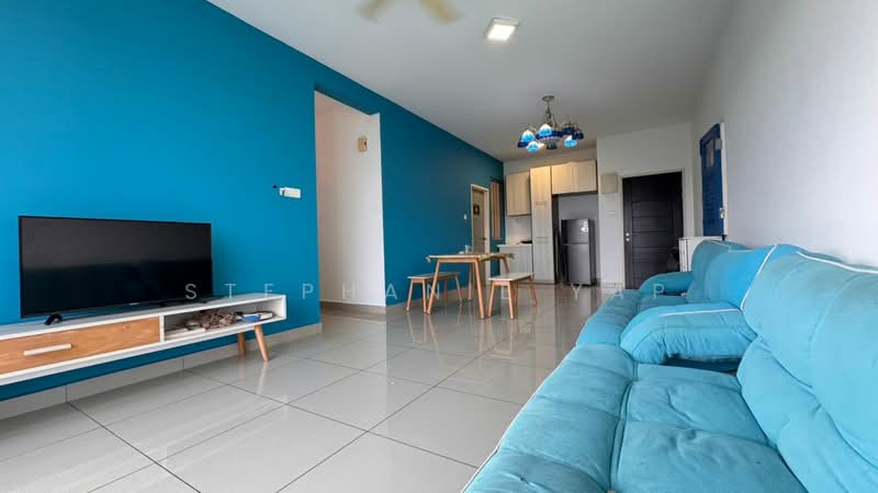 Service Residence for Rent at D'Tasek Residences (Tasek Impian) - Stephanie Yap - Living Room - PropertyGuru.com.my