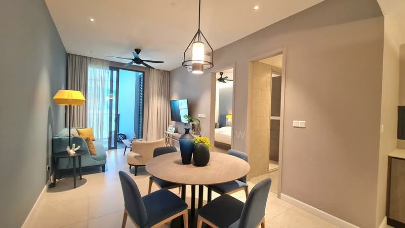 Pangsapuri untuk Dijual di Assana Serviced Suites @ Tropicana Cenang - CJ Yew - Living Room - PropertyGuru.com.my