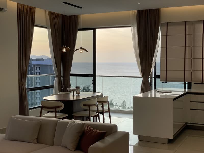 Condominium for Sale at The Marin at Ferringhi - Joyce Lee - Living Room & Dining Room - PropertyGuru.com.my