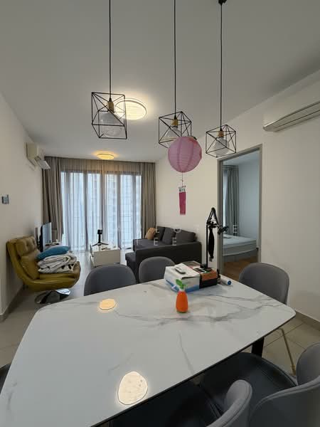 Service Residence for Rent at KL Gateway Premium Residences - Charlotte Tee - Living Room - PropertyGuru.com.my