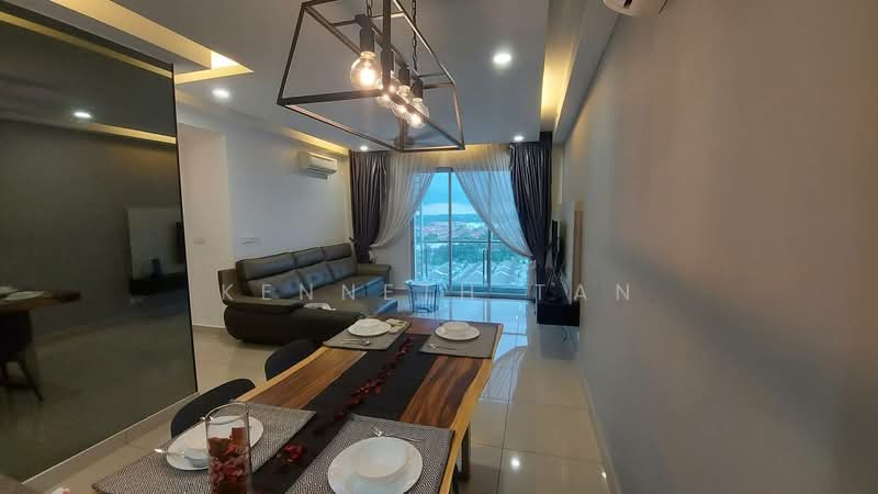Apartment for Rent at Austin Suites (Permata Austin) - Kenneth Tan - Living Room - PropertyGuru.com.my