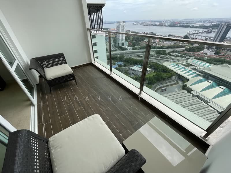 Service Residence for Rent at TriTower Residence @ Johor Bahru Sentral - Joanna Tai - Balcony - PropertyGuru.com.my