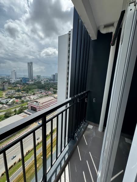 Service Residence for Rent at TRELLIS RESIDENCES - Fion Lee - Balcony - PropertyGuru.com.my