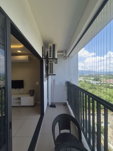 Kondominium untuk Disewa di Zahra Residensi - KK HEW - Balcony - PropertyGuru.com.my