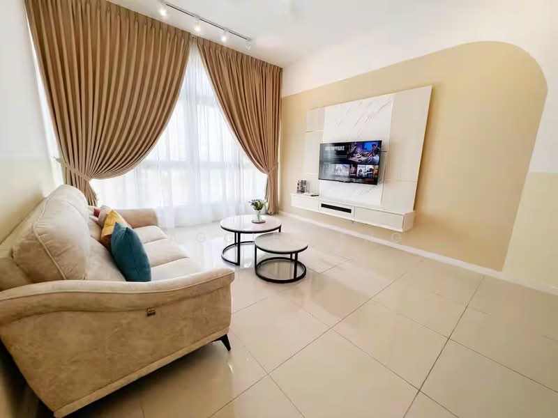 Servis Apartment untuk Dijual di Paradigm Residence - Maggie Leng - Living Room - PropertyGuru.com.my