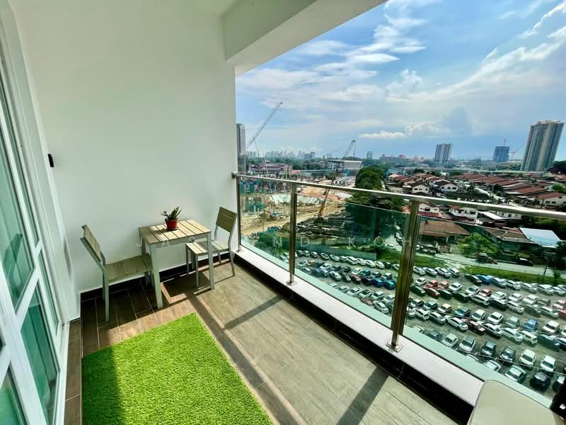 Service Residence for Rent at TriTower Residence @ Johor Bahru Sentral - Jasmond Koh - Balcony - PropertyGuru.com.my