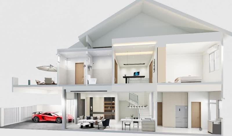 2-storey Terraced House for Sale in Nibong Tebal (Penang) - David Lee - Car Park - PropertyGuru.com.my